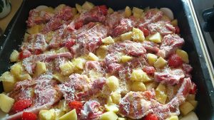 Agnello al forno con le patate 02